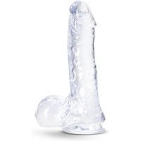 Aanbieding B Yours Plus - Ram n’ Jam Dildo - Transparant