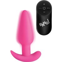 Aanbieding BANG! - Vibrerende Anaalplug met Afstandsbediening - Roze