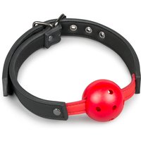 Aanbieding Ball gag met bal van PVC - rood